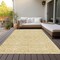 Homeroots 9' X 12' Wheat And Gray Geometric Washable Indoor Outdoor Area Rug 613600 - alternate 5