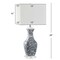 Jonathan Y May 28" Ceramic/Crystal LED Table Lamp, Blue/White JYL5046A - alternate 5
