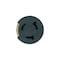Ericson Locking Receptacle, Non-NEMA, 50 A, 250/600V AC, Single Phase, 3 Pole, Flush Mount, Screw Terminals 3769 - alternate 2