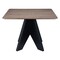 Homeroots 41" Espresso Wood Pedestal Base Square Dining Table 623359 - alternate 1