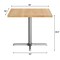 Flash Furniture Bennett 36 in Square Solid Wood Indoor Tabletop in Natural with 30 in x 30 in Dining Height GSF-SQ36-NAT-T3030S-GG - alternate 4
