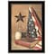 Homeroots God and Country 6 Black Framed Print Wall Art 404594 - alternate 1