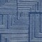 Homeroots 5' X 8' Navy Blue And Ivory Geometric Washable Indoor Outdoor Area Rug 600841 - alternate 5