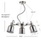 Jonathan Y Liam 20 in. 3-Light Metal LED Chandelier, Nickel JYL6114A - alternate 5