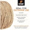 Xpose Safety Manila Rope, 3 Strand Cordage Twisted Braided Rope 1/4 1200 Feet MR14-1200-X - alternate 5