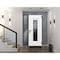 Vdomdoors Steel Door Ballucio 6044 Gray Graphite Side Exterior Window Stainless Inserts Single Modern Painted BALLUCIO6044EXD-GRE-W36+16xH80-LH-I - alternate 3