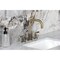 Kingston Brass Widespread Bathroom Faucet with Knurled Handle and Brass Pop-Up, Antique Brass FSC893KNLAB - alternate 3