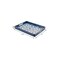Homeroots 16" Blue And White Geometric Star And Trees Serving Tray With Handles 634487 - alternate 6