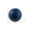Homeroots Set Of 2 Blue Aluminum Decorative Spheres 3', 2PK 383770 - alternate 2