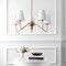 Jonathan Y Skylar 32" 5-Light Classic Minimalist Metal Inverted Gourd LED Chandelier, Gold Painting JYL7912B - alternate 6