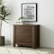 Homeroots 36in Dark Brown Solid Wood Accent Cabinet With Three Drawers 611037 - alternate 3