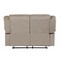 Homeroots 60in Beige Microfiber Manual Reclining Loveseat 329372 - alternate 4