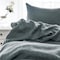 Homeroots Set of Two Slate Gray Linen Pillowcases 520686 - alternate 3
