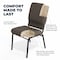 Flash Furniture Advantage Fossil Church Chair 18.5" Wide PCHT185-113 - alternate 5