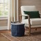 Homeroots 21" Blue Fabric Basket 704886 - alternate 4