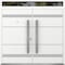 Vdomdoors Metal Double Doors Deux 1705 White Enamel Top Transom Entry Modern Painted (W72xH80+12) Left hand O DEUX1705DEXD-BEM-W72xH80+12-LH-O - alternate 1