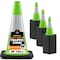 Xpose Safety Traffic Safety Cone, 18 in, Premium PVC, 6 in Reflective Collar, Lime Green, 48 pk LTC18-6-48-X - alternate 1