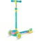 Lifemaster 3-Wheel Kids Scooter, LED Deck and Wheels, 5-Height Handlebar, Ages 3+, Aqua Yellow LMLUSH34 - alternate 1