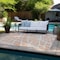 Homeroots 8' X 10' Peach and Ivory Abstract Washable Non Skid Indoor Outdoor Area Rug 559295 - alternate 6