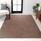 Jonathan Y Haze Solid Low-Pile Brown 8 ft. x 10 ft. Area Rug SEU100J-8 - alternate 1
