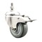 Service Caster 3.5 Inch 316SS Gray Polyurethane Swivel 10mm Stem Caster Total Lock Brake SCC-SS316TSTTL20S3514-PPUB-M1015 - alternate 1