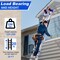 Wrightmaster 20ft Reach Aluminum Multi-Position Ladder w/ Wheels and Stabilizer Bar, 330 lbs. Load Capacity Blue ZOR-20FT-BU - alternate 4