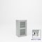 Pucel Counter Height Cabinet, Perforated Door and Drawer Unit, 24 in W x 48 in H x 19 in D, Light Blue HDTC-2442-PDL - alternate 1