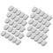 Advantus Wall Clips For Fabric Panels, White, 40 Sheet Capacity, 50PK 75342 - alternate 1