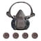 3M Half Mask Respirator Kit:  Includes 4 Filters, Nuisance Organic Vapor/P100, 6000 Series, Size L 6AP71-5WYZ6 - alternate 1
