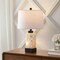 Jonathan Y Eloise 23" Coastal Glam Rectangular Alabaster/Metal LED Table Lamp with Nightlight Base, White/Black JYL6202B - alternate 6