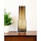 Homeroots 12" Brown Cylinder Crystal Glass Table Vase 397575 - alternate 3