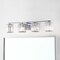 Jonathan Y Coco Prism Vintage 29.75" 4-Light Metal/Glass Classic Glam LED Vanity Light, Chrome JYL3555A - alternate 4