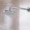 Supplygiant 16 in Shower Arm 90 Degree Stainless Steel Rain Shower Head Extension Arm with Flange, Chrome Finish 74-TB38BG-D - alternate 5