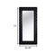 Homeroots 71" Black Wood and Faux Crystal Framed Freestanding and Wall Mount Standing Mirror 569267 - alternate 4