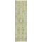 Homeroots 8' Runner Artichoke Green Oriental Washable Non Skid Indoor Outdoor Runner Rug 563737 - alternate 6