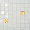 Apollo Tile Mingles 11.6inx11.6in Glossy White and Gold Glass Mosaic Wall and Floor Tile 18.69 sqft/case, 20PK MIX1588WH118A - alternate 6