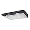 Wrightmaster 30 in. Convertible Under Cabinet Range Hood in Black Painted Stove Vent Hood for Kitchen ZR-CAB75918B - alternate 1