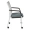 Office Star Products 8840W ProGrid Mesh Back Visitors Chair, White/Grey 8840W-2M - alternate 5