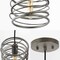 Jonathan Y Helisa 7.25" 1-Light Modern Contemporary Iron Spiral LED Pendant, Antique Silver JYL7910C - alternate 4
