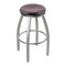 Holland Bar Stool Co 802 Misha Stainless Steel 36in Swivel Bar Stool with Dark Cherry Oak Seat 80236SSDCOak - alternate 1