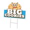 Signmission Big Cookies Die Cut Yard Sign & Stake outdoor plastic coroplast window, C-DC-1216-Big Cookies19 C-DC-1216-Big Cookies19 - alternate 1