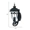 Homeroots Traditional Matte Black Wall Sconce 398501 - alternate 2