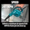 Makita Corded Corded Handheld Leaf Blower/Vacuum, 145 cfm, 203 mph, Not Rated UB1103 - alternate 10
