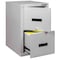 Fireking 2 Drawer Fire-Resistant Vertical File Cabinet with Safe, Diamondstone, Letter/Legal 2S1822-DDSSF - alternate 4