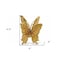 Homeroots Gold Cast Iron Double Butterfly Sculpture 401796 - alternate 3