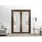 Sartodoors Sliding Closet Bypass Doors with Hardware Planum 2113 72x96 (2* 36x96) Solid Core Modern Interior PLANUM2113DBD-CA-72 x 96 (2* 36x96) - alternate 3