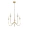 Z-Lite Allistair 5-Light Chandelier, 24 in W, Modern Gold 352-5MGLD - alternate 5
