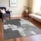 Homeroots 10' X 14' Gray And Smoky Black Abstract Washable Indoor Outdoor Area Rug 609171 - alternate 5