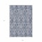 Homeroots 9' X 12' Navy Blue And Sky Blue Damask Washable Indoor Outdoor Area Rug 588146 - alternate 4