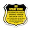 Signmission No Spray Shield Sign No Spray Zone Resid, 6 inch X 6 inch, Vinyl Decal, 2PK SHI-D-2PACK-6-405 - alternate 1
